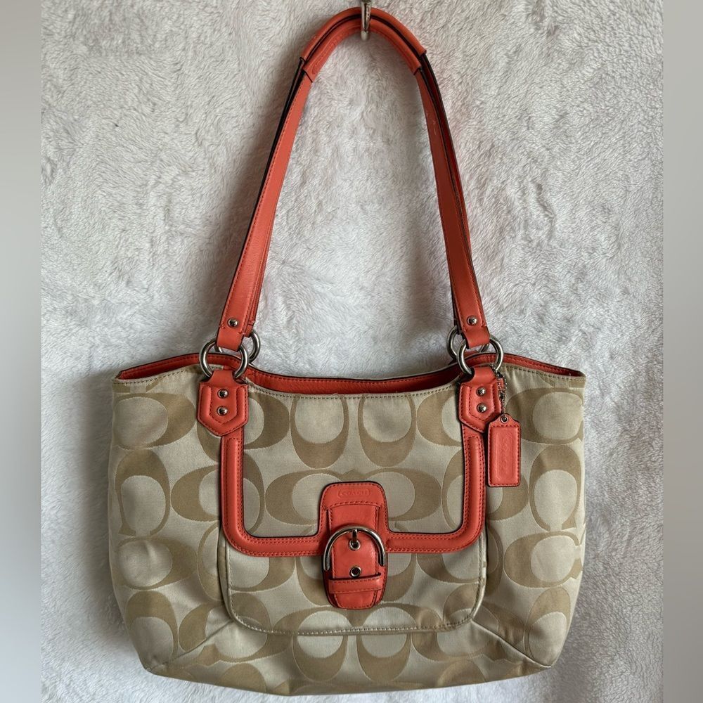 Coach Signature Belle Carryall